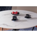 Стол обеденный SIGNAL TALIA белый/черный 120